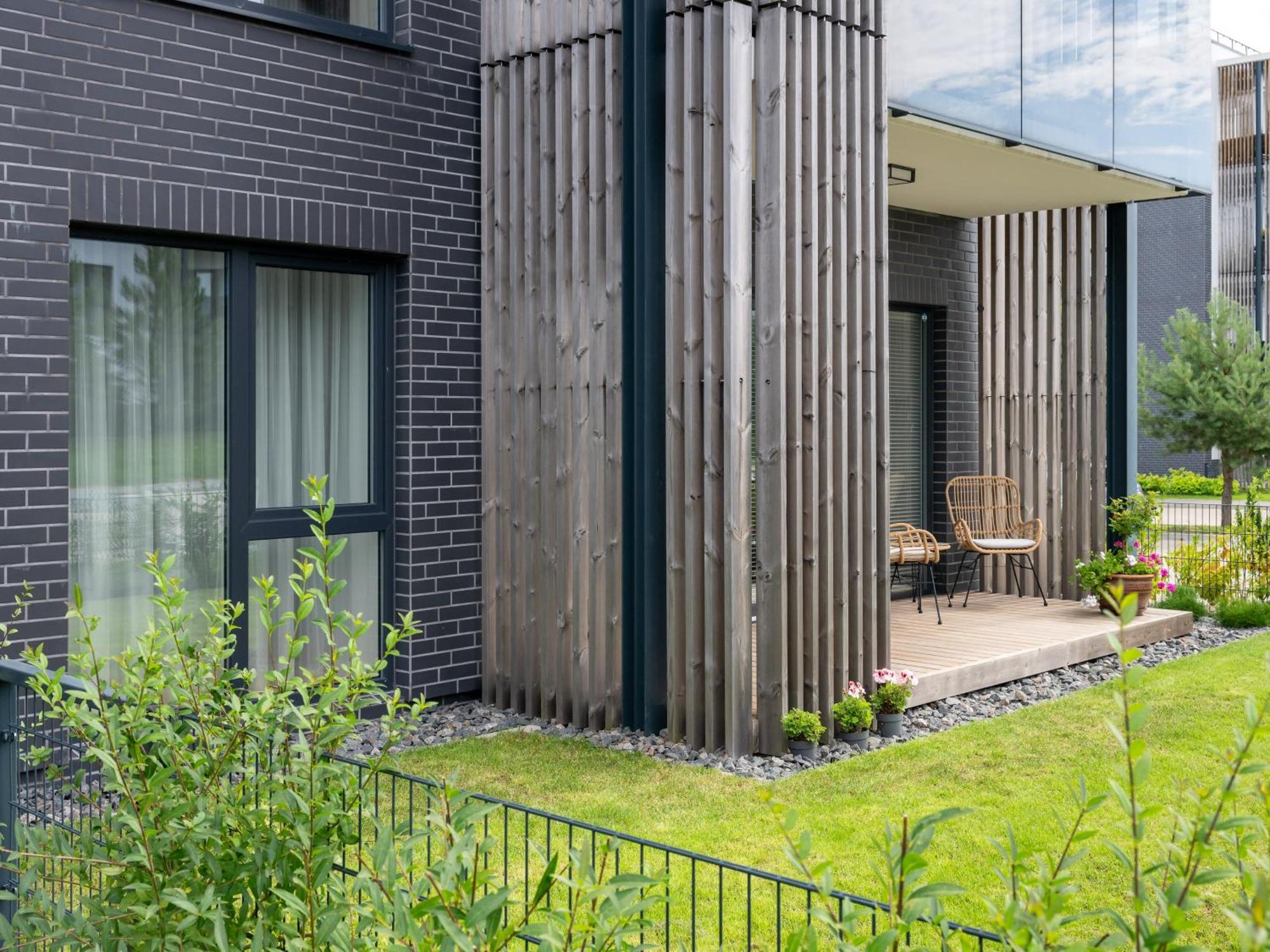 D33 Vilnius - Brand New Luxury Apartment With Terrace, Garden, Ac And Parking Екстериор снимка