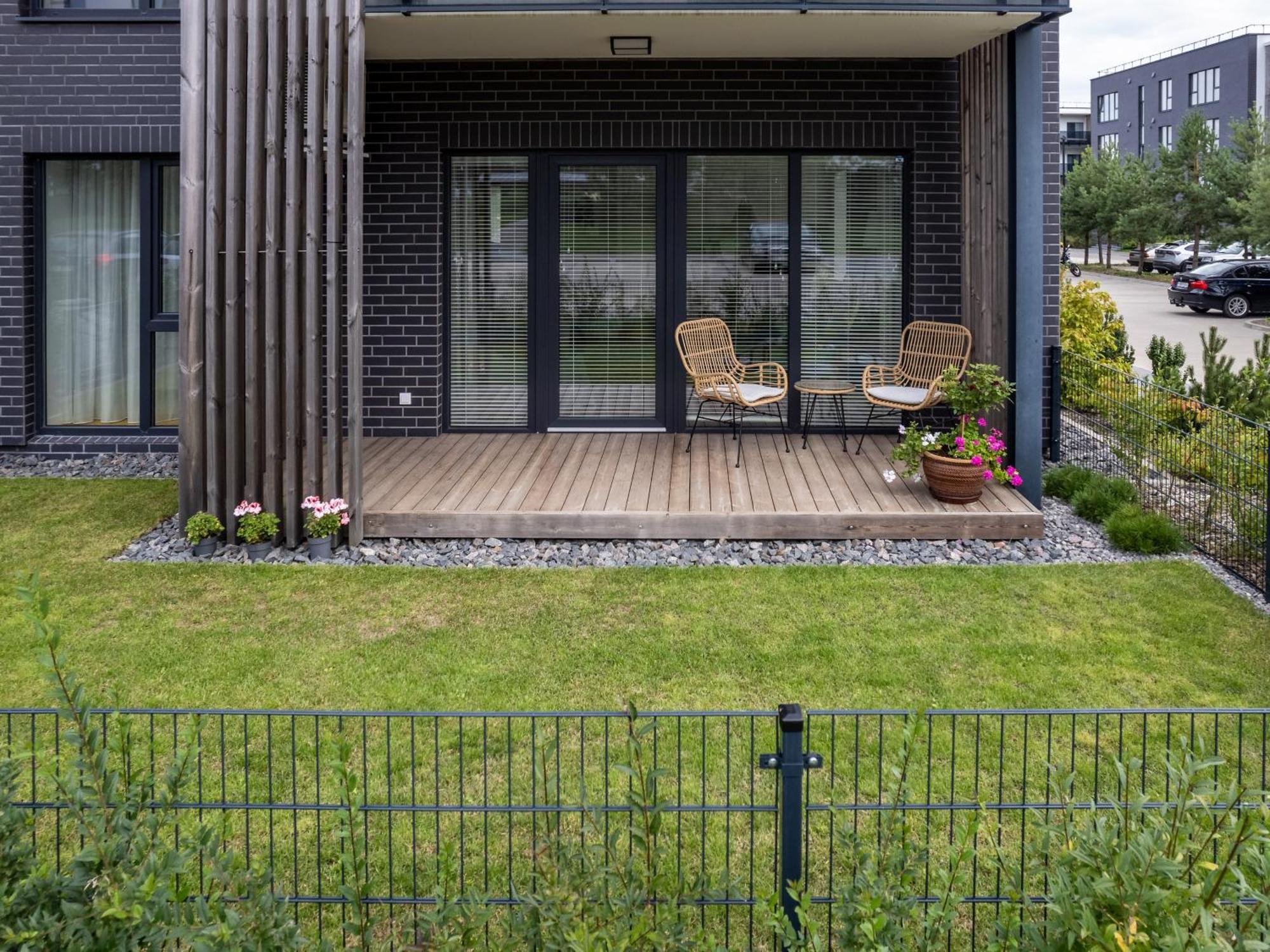 D33 Vilnius - Brand New Luxury Apartment With Terrace, Garden, Ac And Parking Екстериор снимка